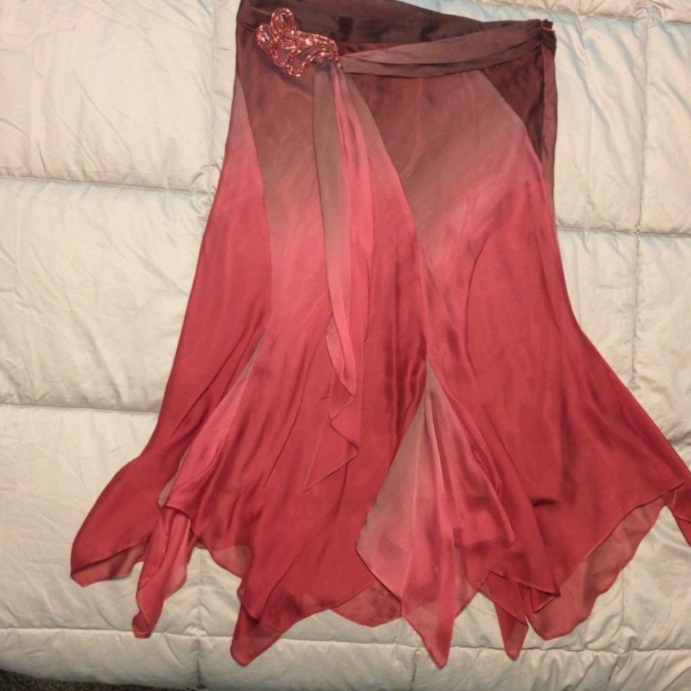 Laundry by Shelli Segal silk skirt